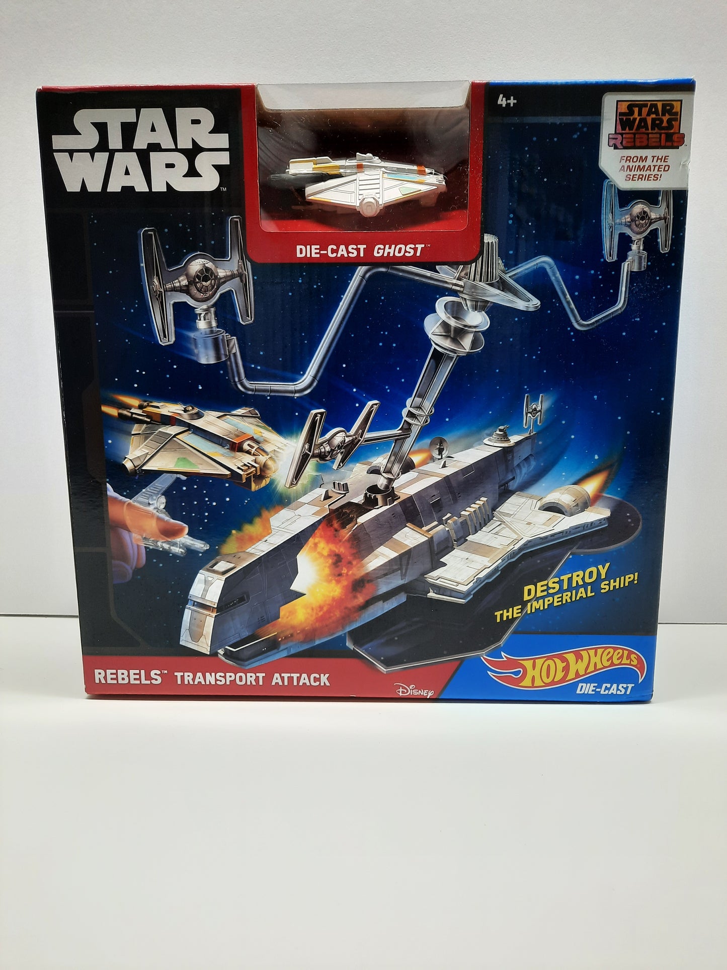 Star Wars REBELS Transport Attack Die-Cast Ghost Set