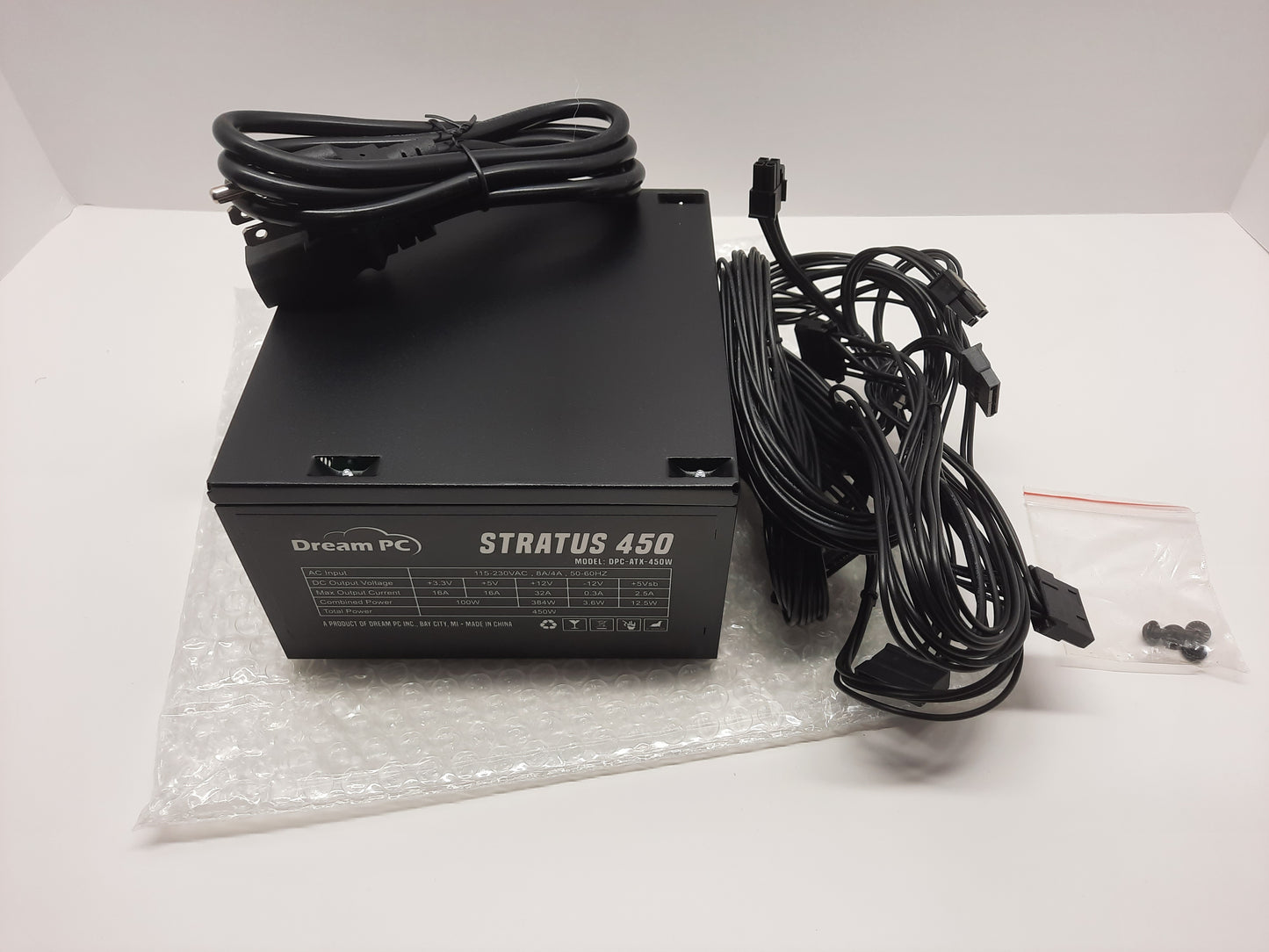 DreamPC strutus 450 DPC-ATX-450W Power Supply