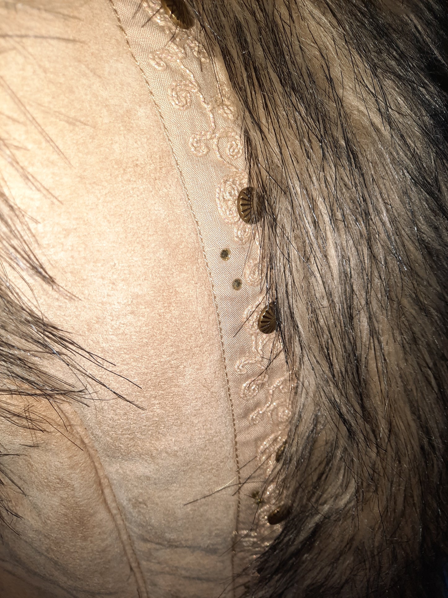 Women's Leather and Faux Fur Vest by Live A Little