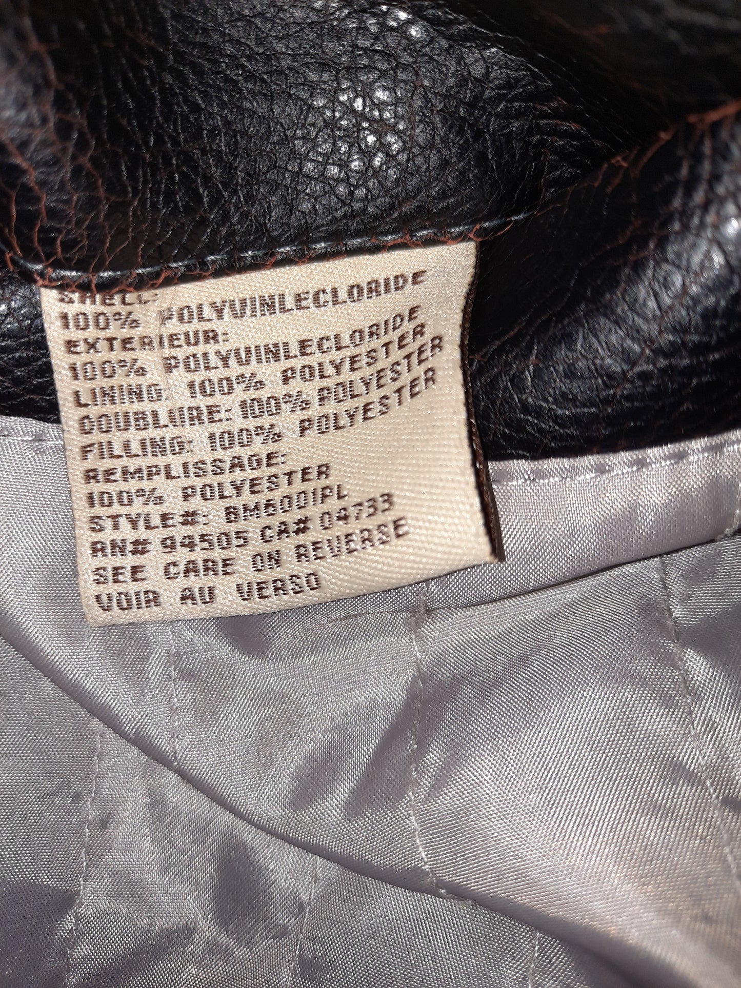 Men's BC Ethic Faux Leather Jacket