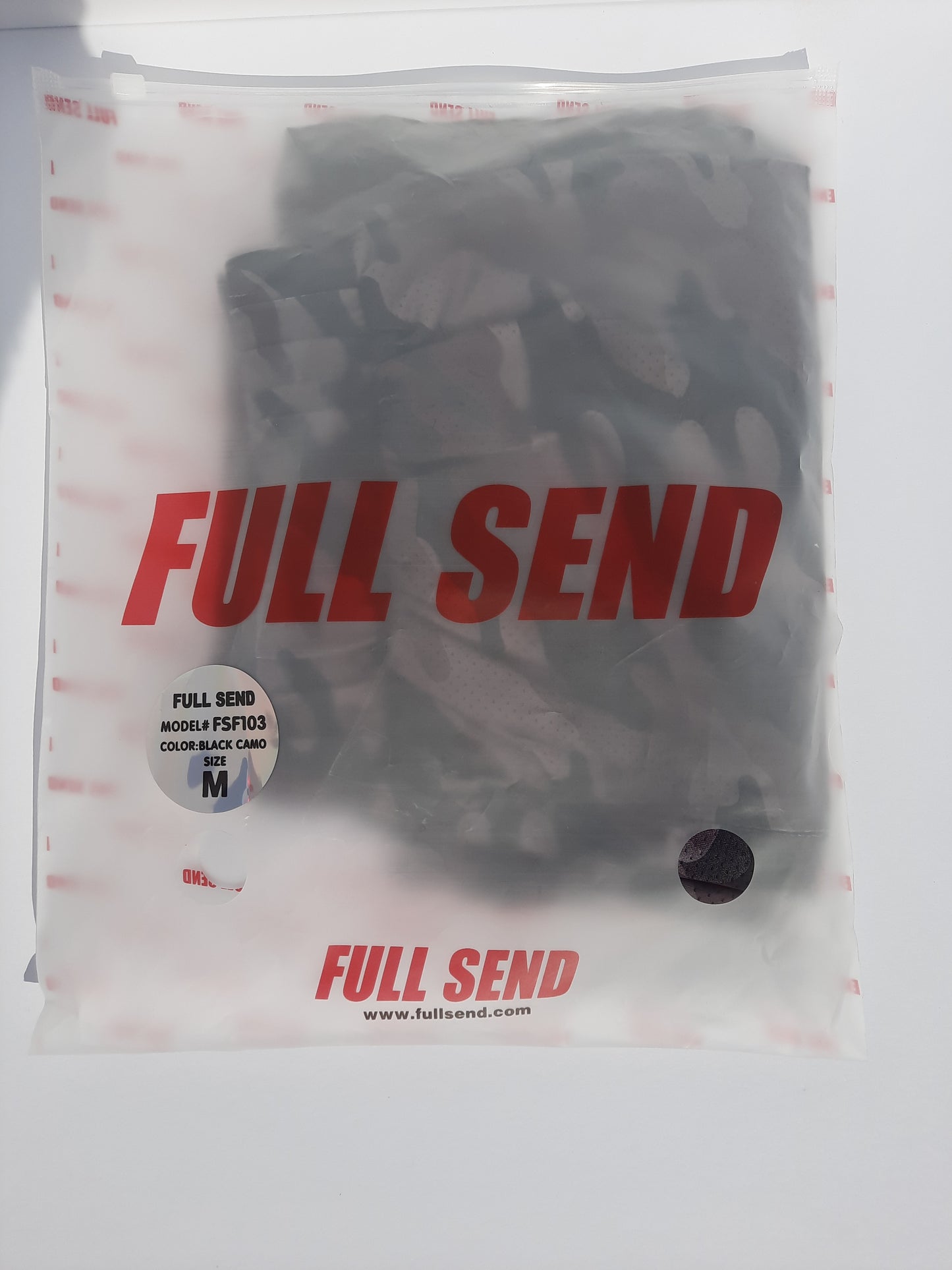 Full Send Fitness Camo Workout Shorts