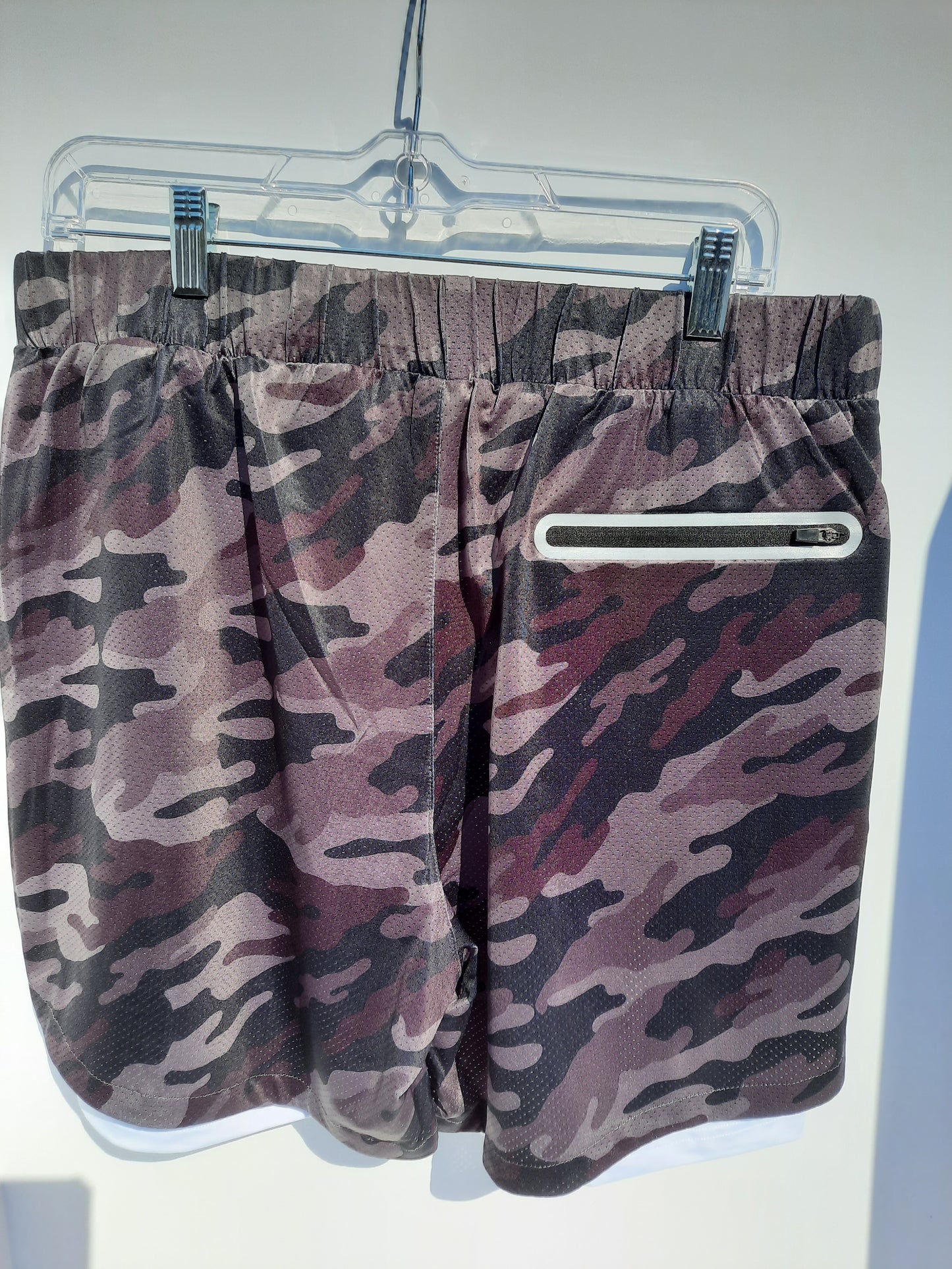 Full Send Fitness Camo Workout Shorts