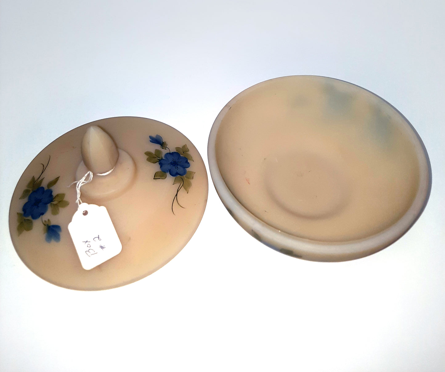 Fenton Bowl Hand Painted by Laura Long