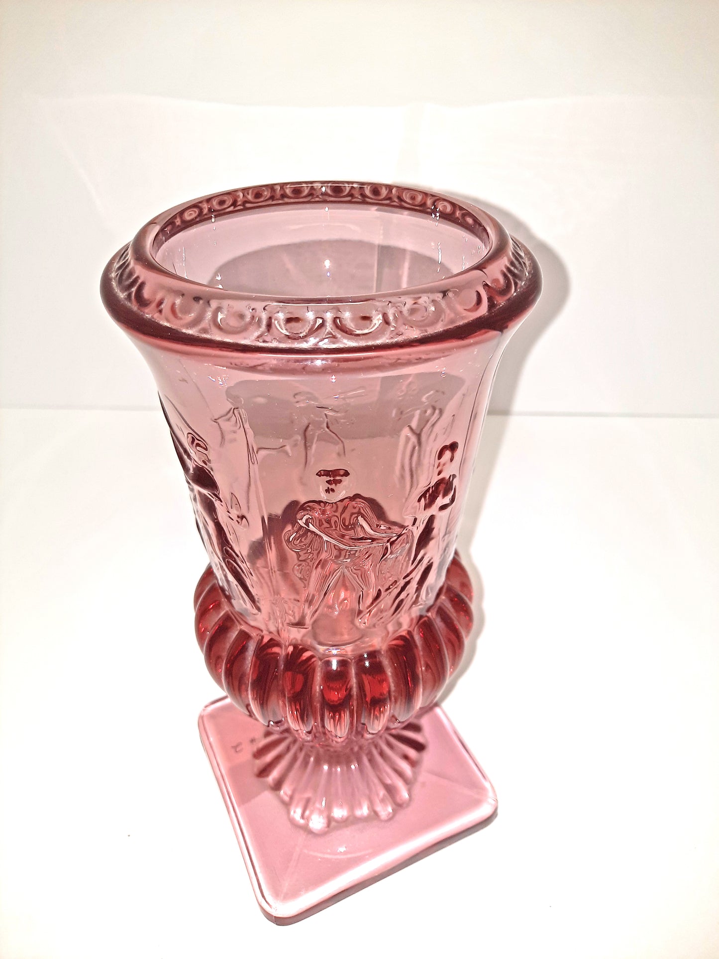 'Dancing Ladies' Pink Vase