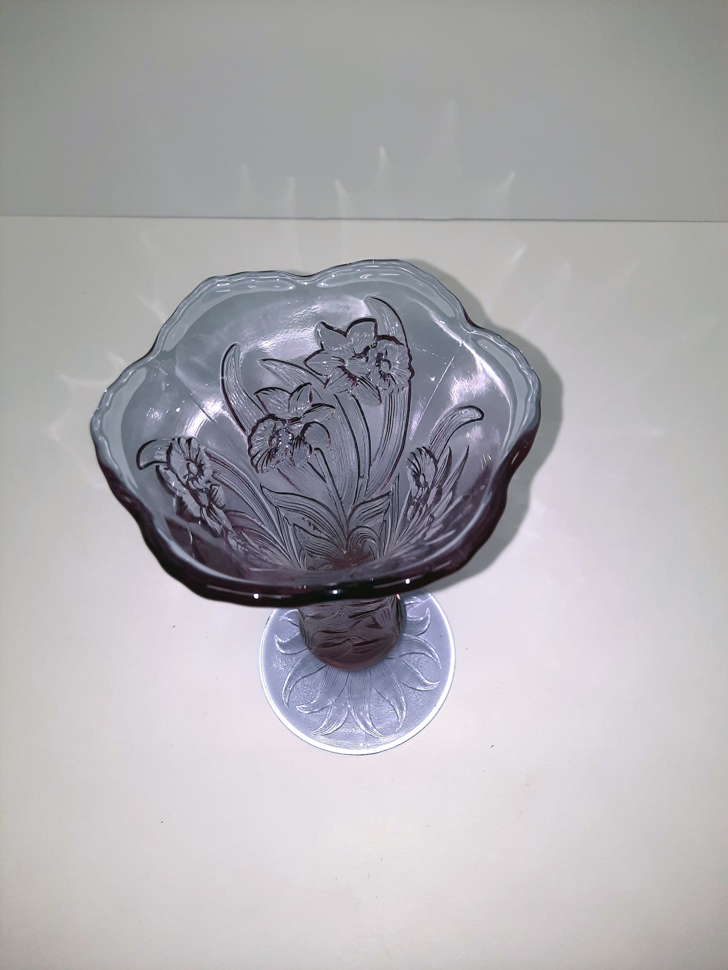 Fenton Daffodil Pink Vase