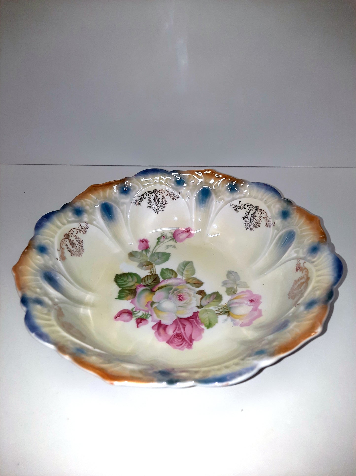 Floral Bravarian Bowl / Dish