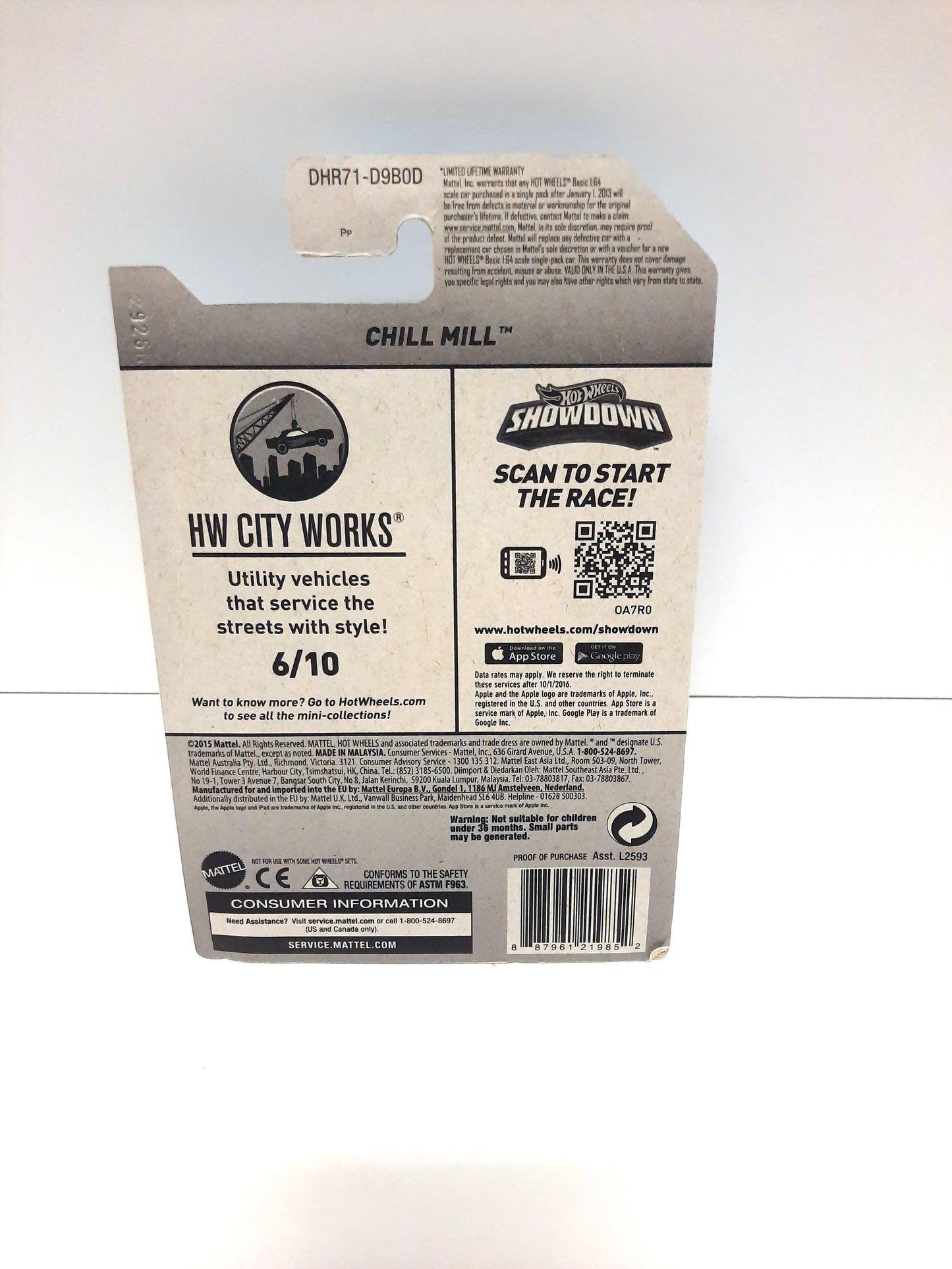 Hot Wheels Then and Now HW City Works 'Chill Mill'