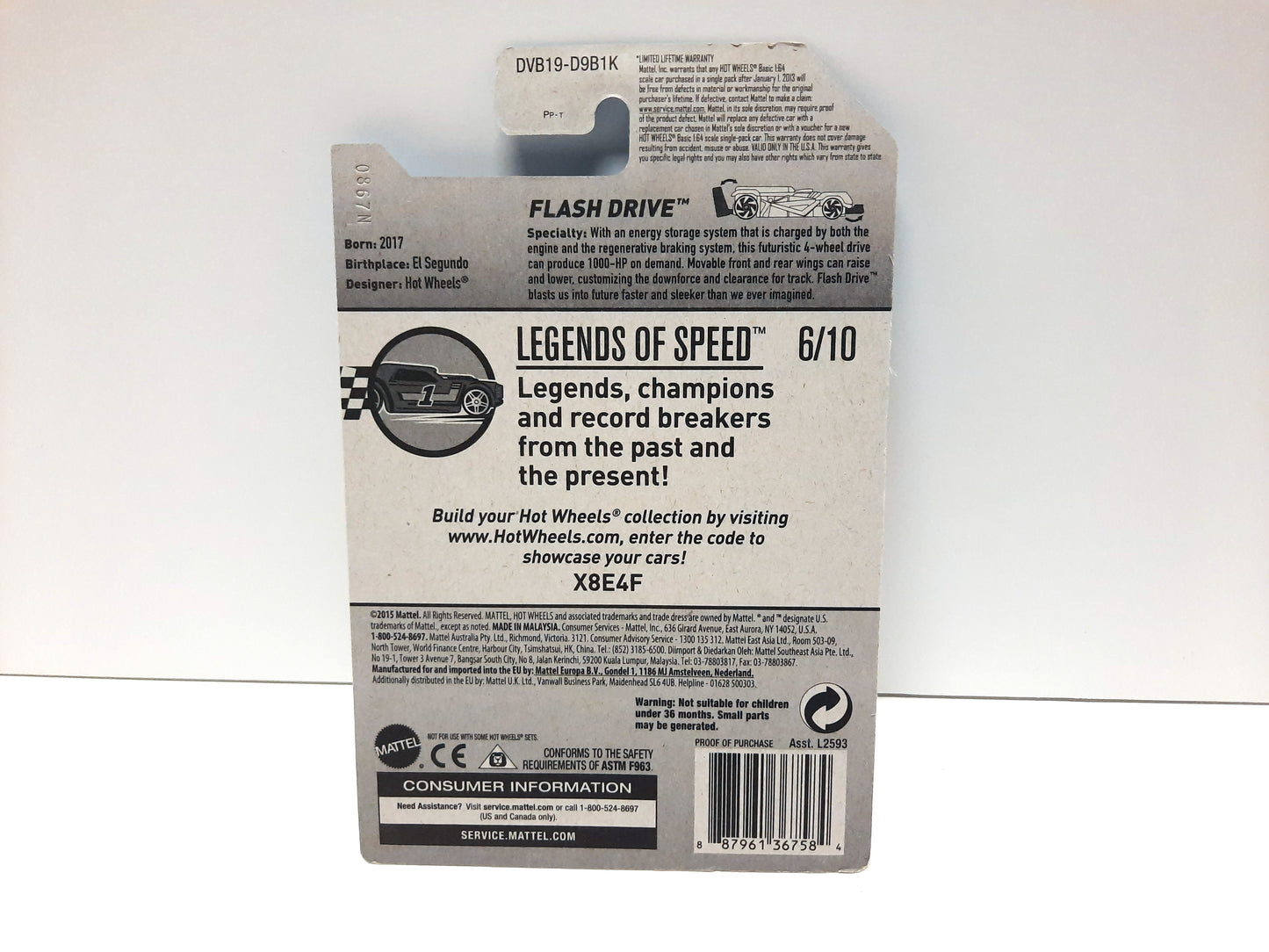 Hot Wheels Legends of Speed 'Flash Drive'