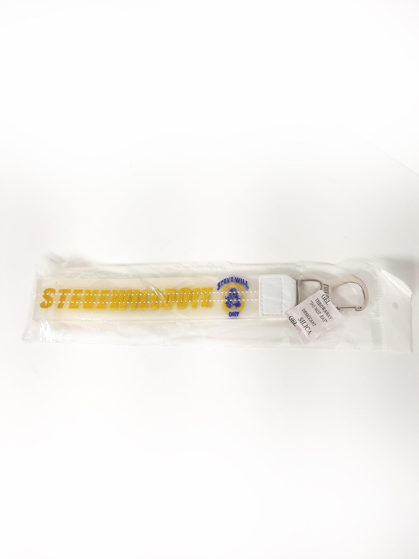 Full Send Steve Will Do It Zig Zag Logo Silicone Short Lanyard