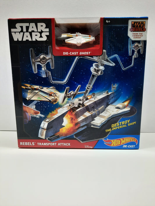 Star Wars REBELS Transport Attack Die-Cast Ghost Set
