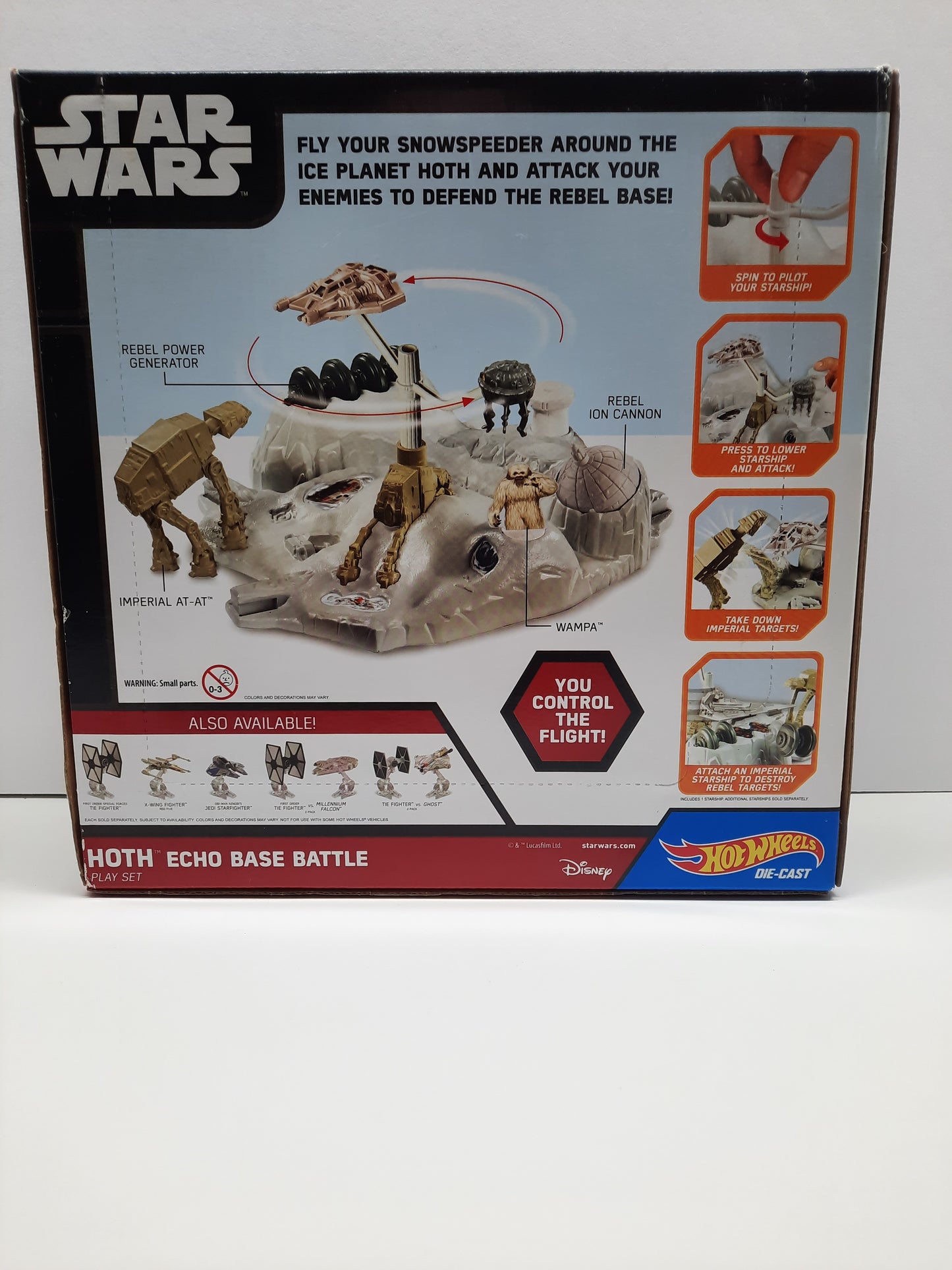 Star Wars HOTH Echo Base Battle Die-Cast Snowspeeder Set