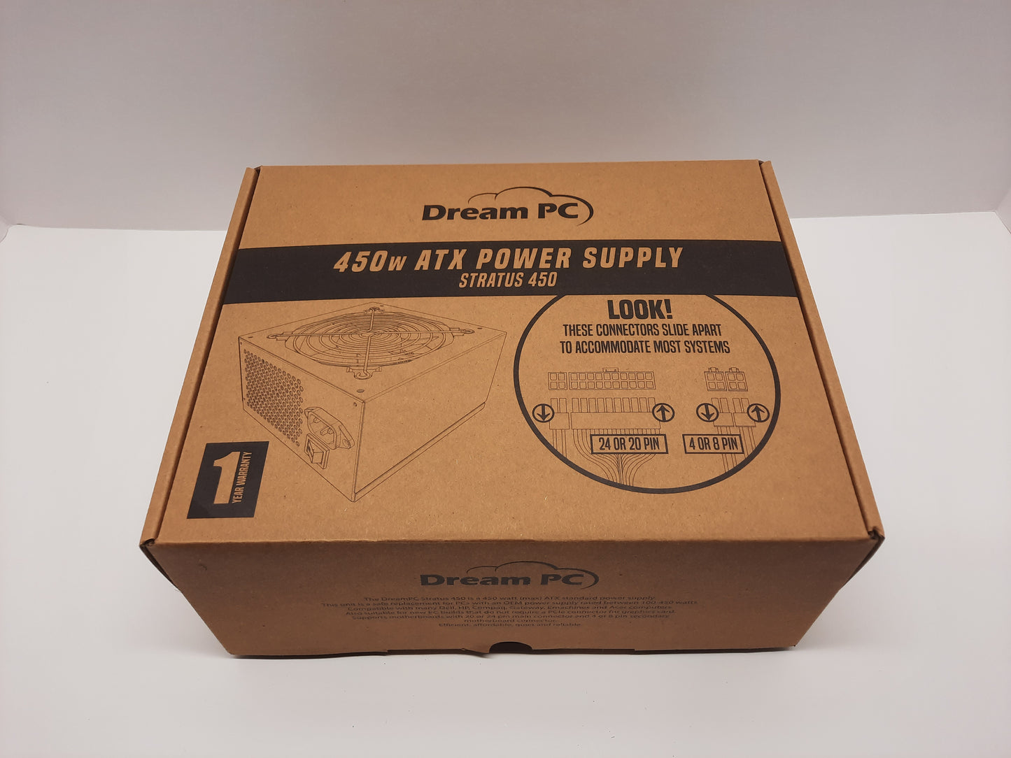 DreamPC strutus 450 DPC-ATX-450W Power Supply