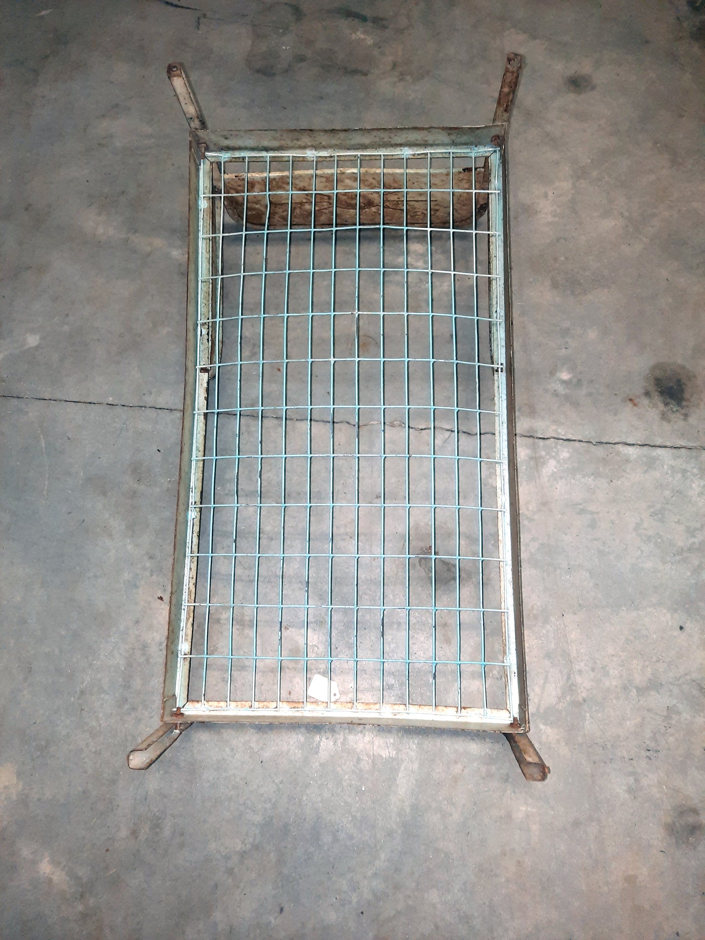 Vintage Metal Doll Bed