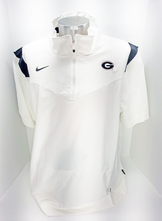 University of Georgia Bulldogs Lightweight Short Sleeve Nike Coaches Jacket
